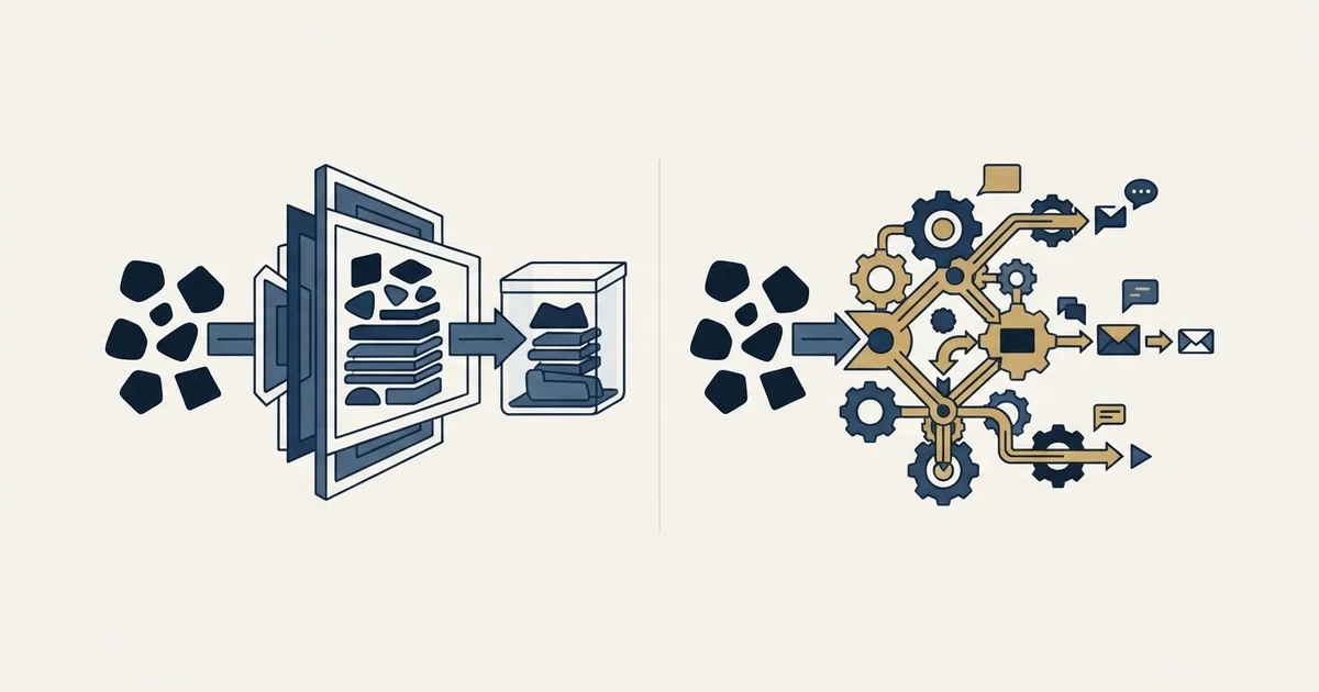 Editorial illustration for MailerCheck vs Regie.ai