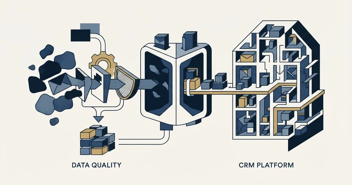 Editorial illustration for MailerCheck vs SugarCRM