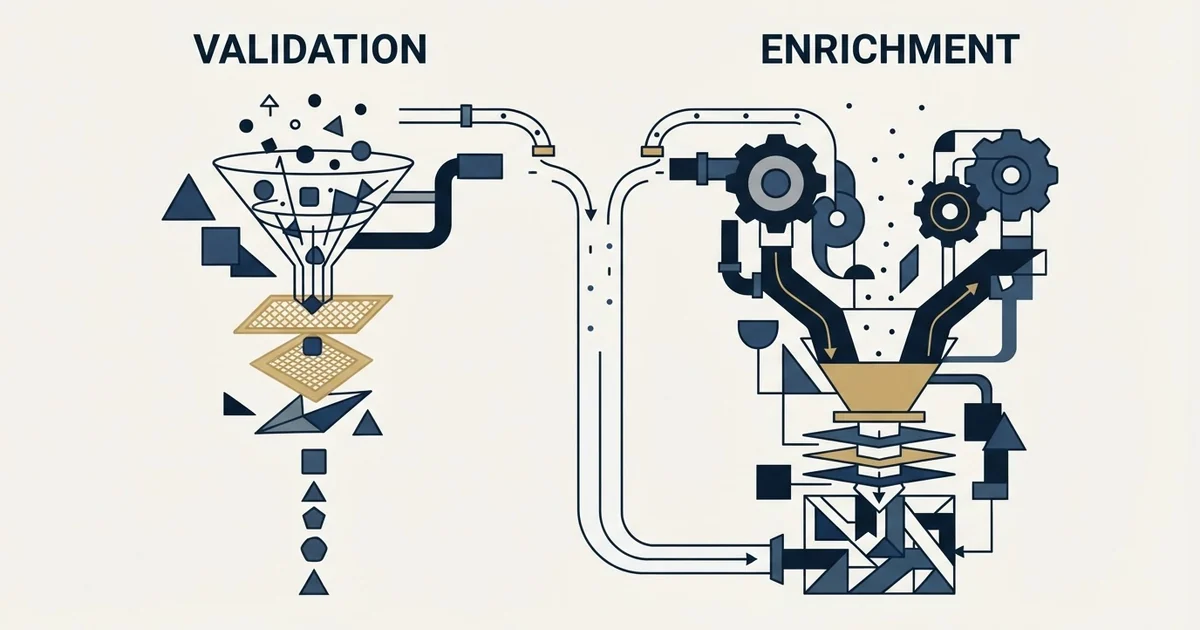 Editorial illustration for MailerCheck vs Wiza