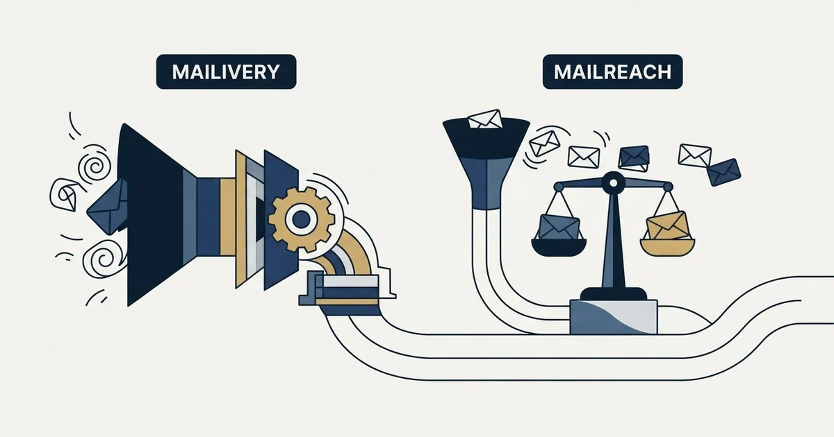 Editorial illustration for Mailivery vs Mailreach