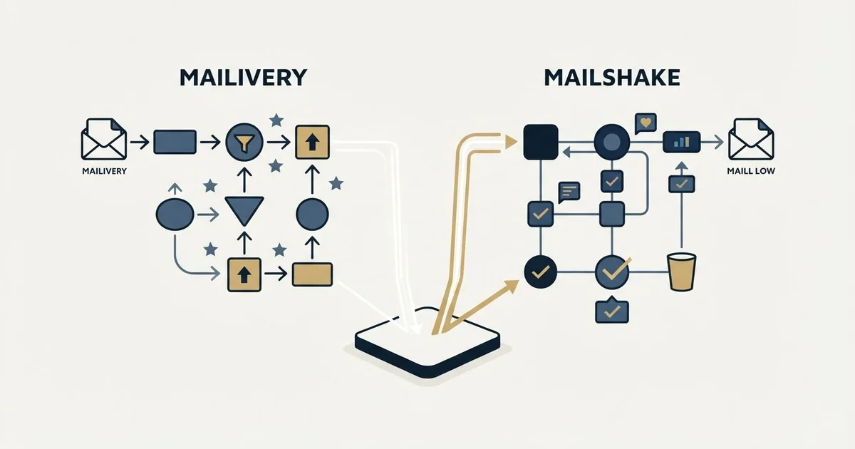 Editorial illustration for Mailivery vs Mailshake