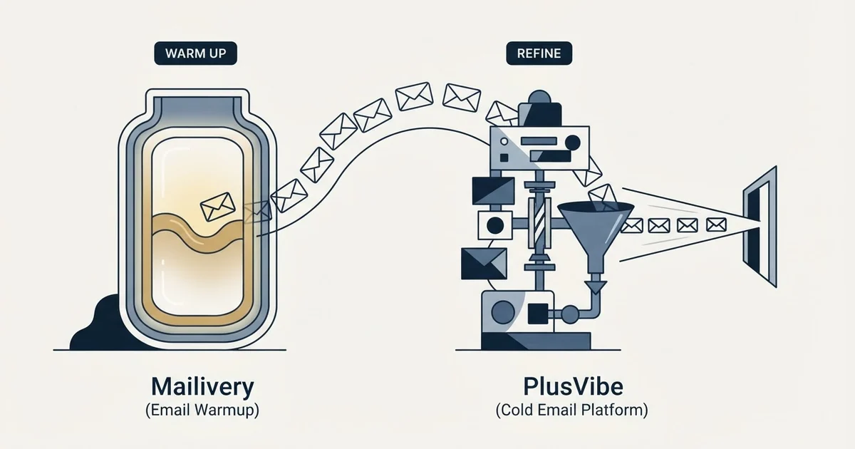 Editorial illustration for Mailivery vs PlusVibe