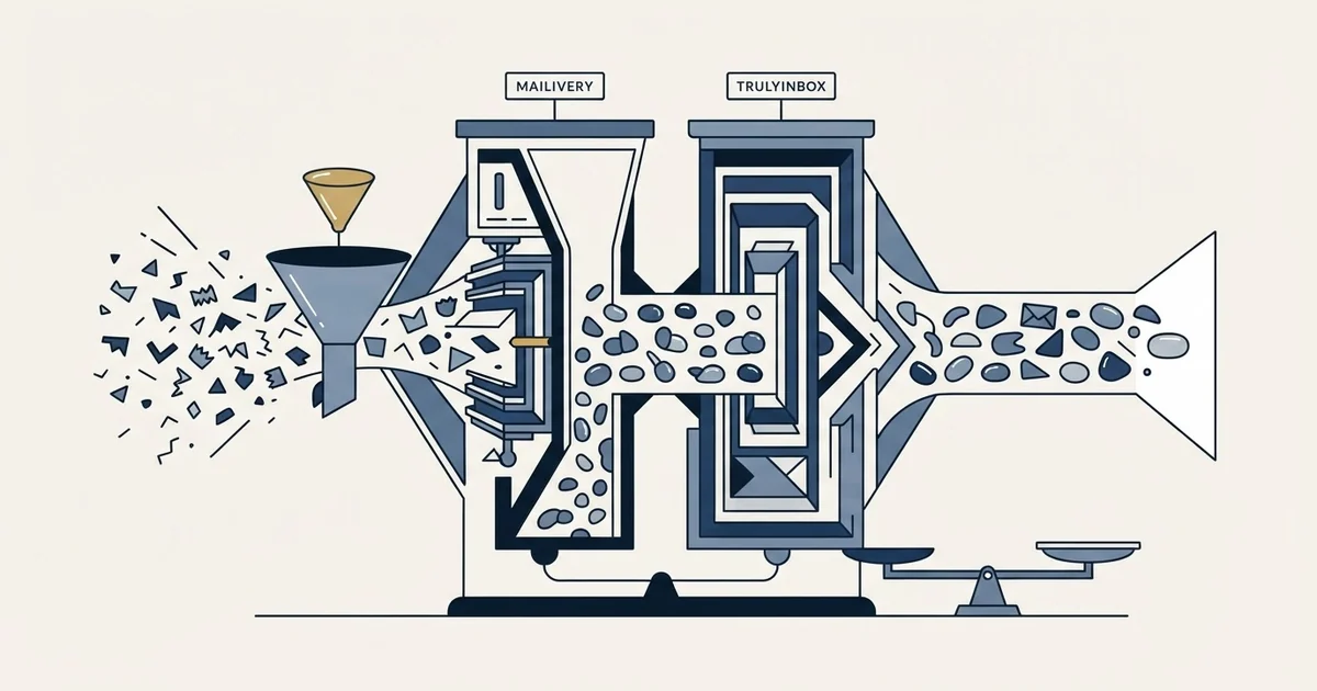 Editorial illustration for Mailivery vs TrulyInbox