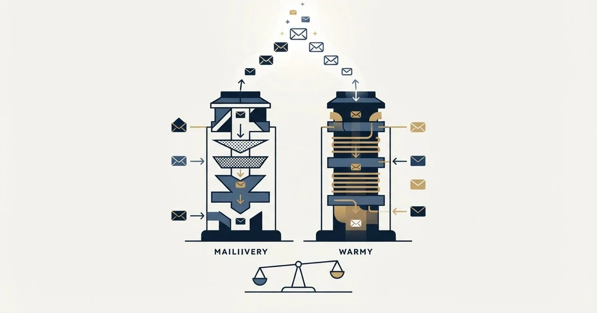 Editorial illustration for Mailivery vs Warmy