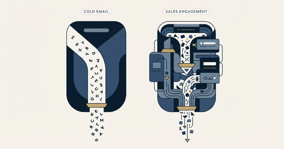 Editorial illustration for Mailmeteor vs Revenue.io
