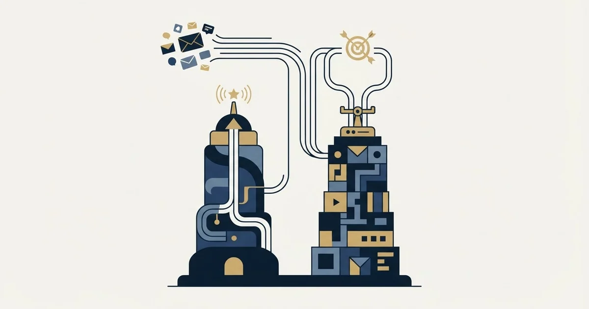 Editorial illustration for Mailmeteor vs SalesBlink