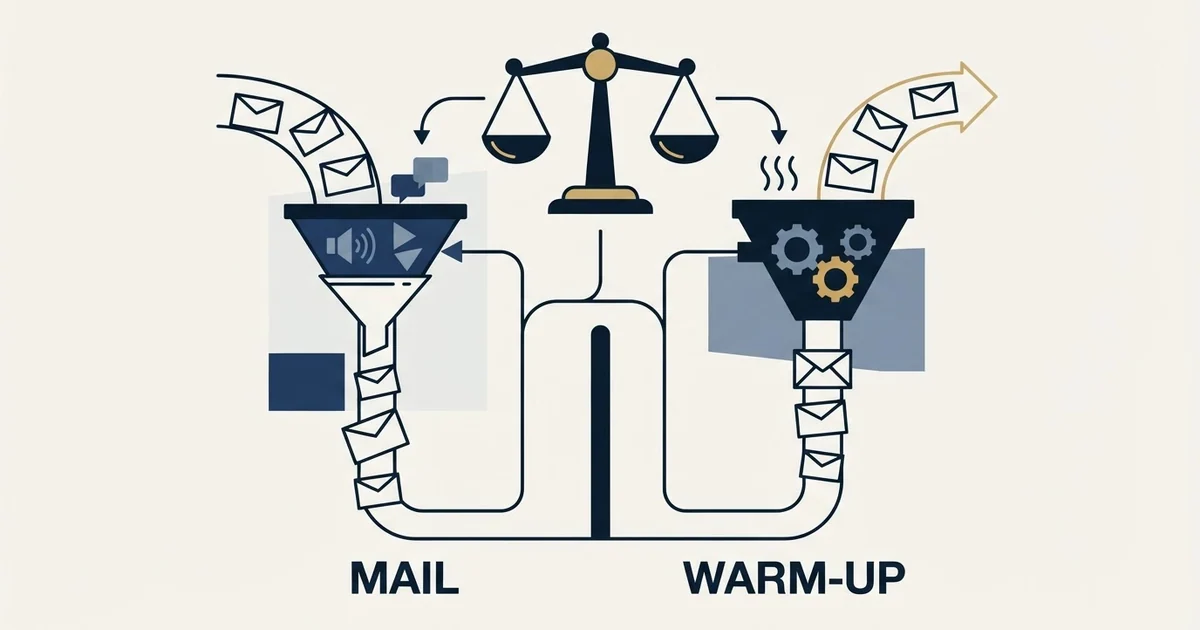 Editorial illustration for Mailmeteor vs Warmy