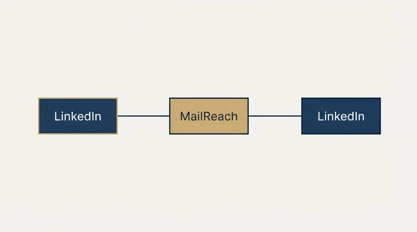 Schematic: Where this page sits (MailReach, LinkedIn)