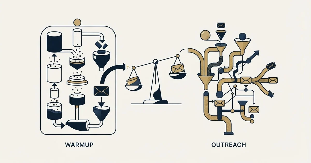 Editorial illustration for Mailreach vs PlusVibe