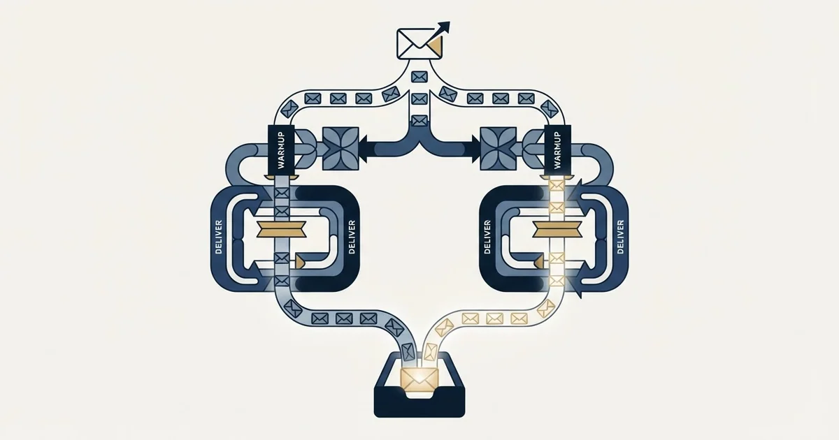 Editorial illustration for Mailreach vs Warmy