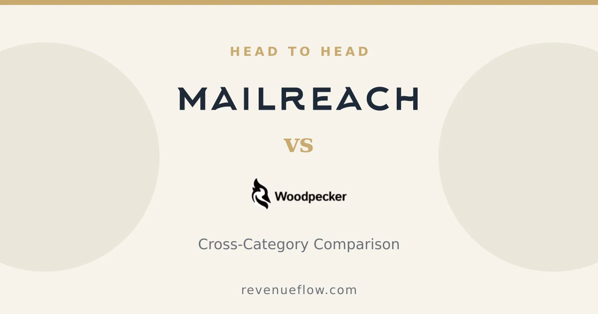 Branded cover: Mailreach vs Woodpecker: Cross-Category Comparison