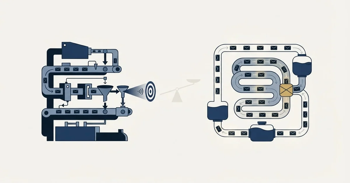 Editorial illustration for MailRush.io vs MailToaster