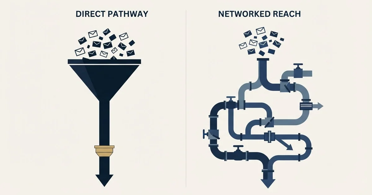 Editorial illustration for MailRush.io vs Manyreach