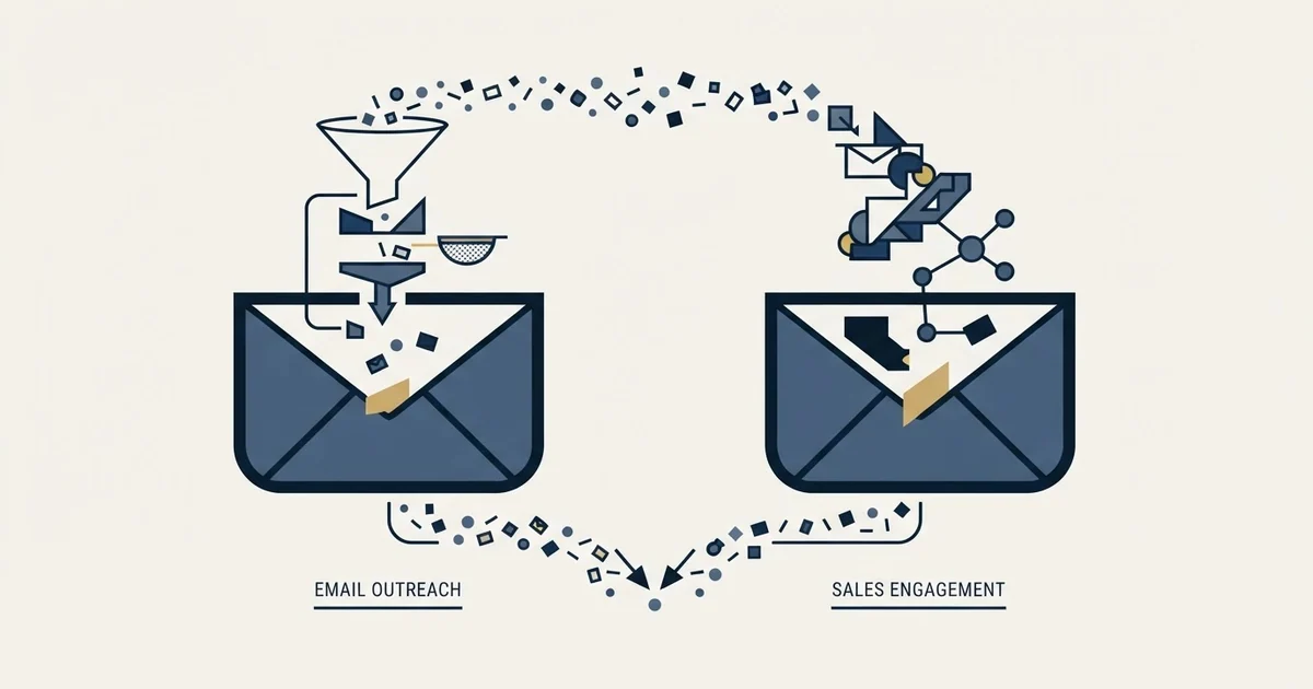 Editorial illustration for MailRush.io vs Qualifier.ai