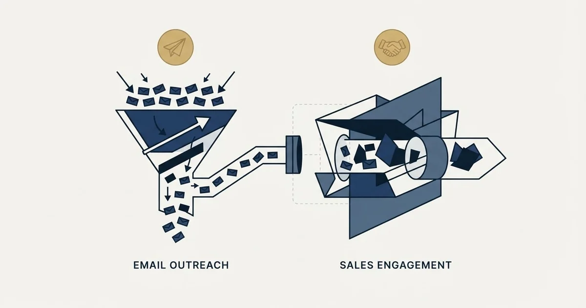 Editorial illustration for MailRush.io vs Revenue.io