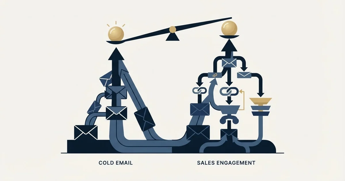 Editorial illustration for MailRush.io vs Skylead