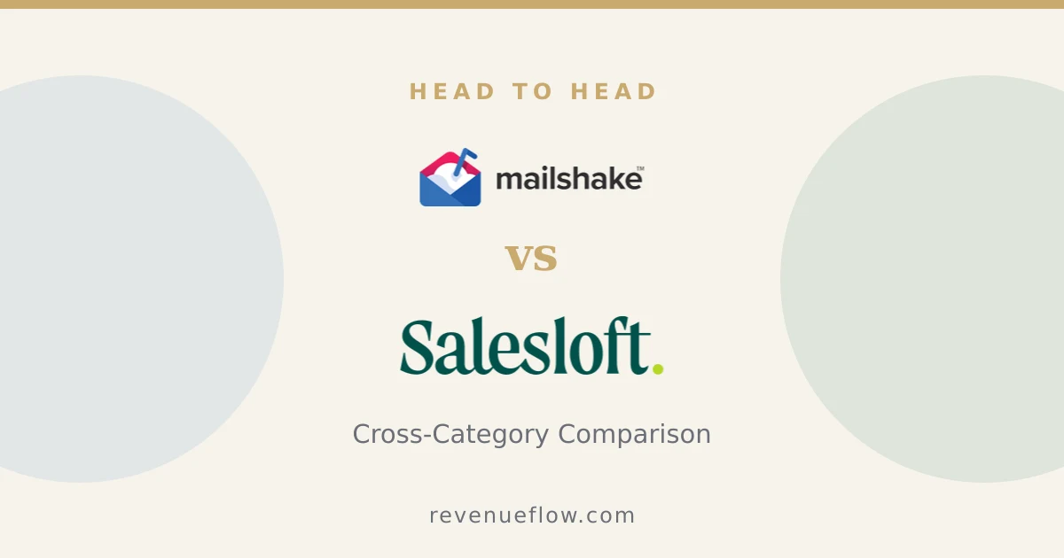 Branded cover: Mailshake vs Salesloft: Cross-Category Comparison