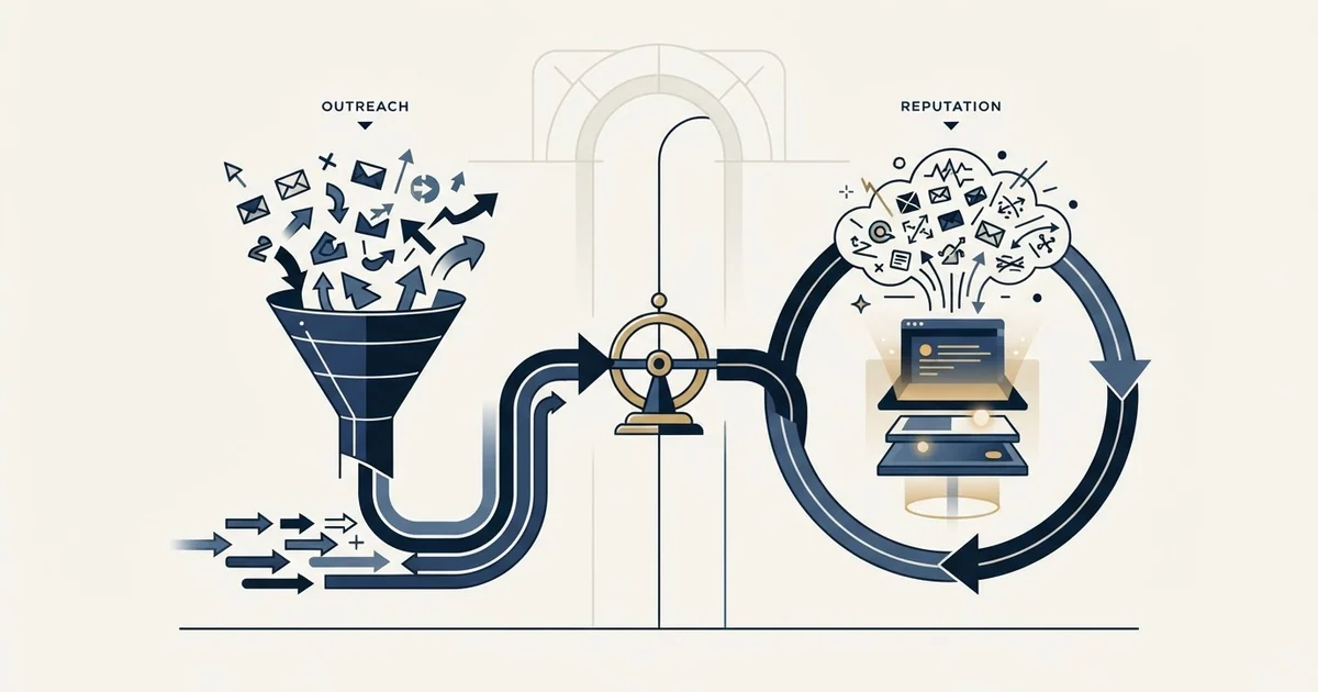 Editorial illustration for Mailshake vs Warmy