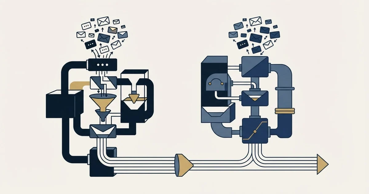Editorial illustration for Mailwarm vs QuickMail