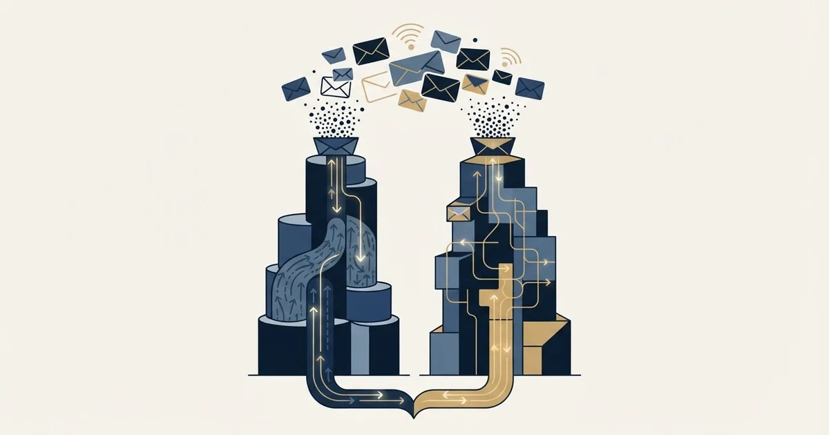 Editorial illustration for Mailwarm vs Warmbox