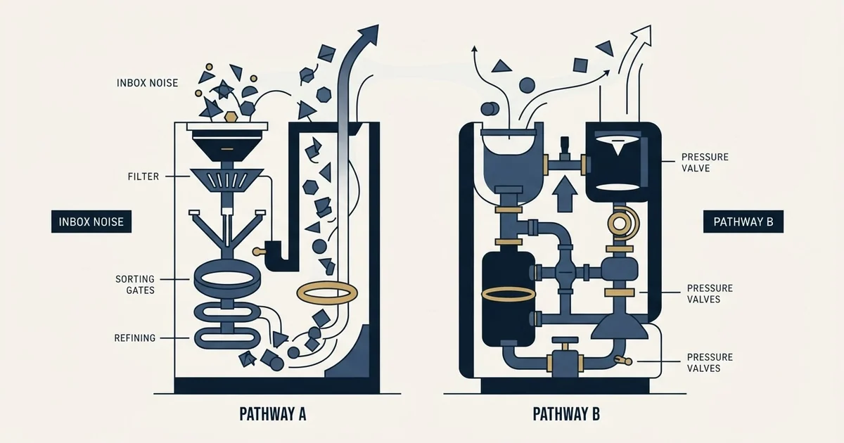 Editorial illustration for Mailwarm vs Warmup Inbox