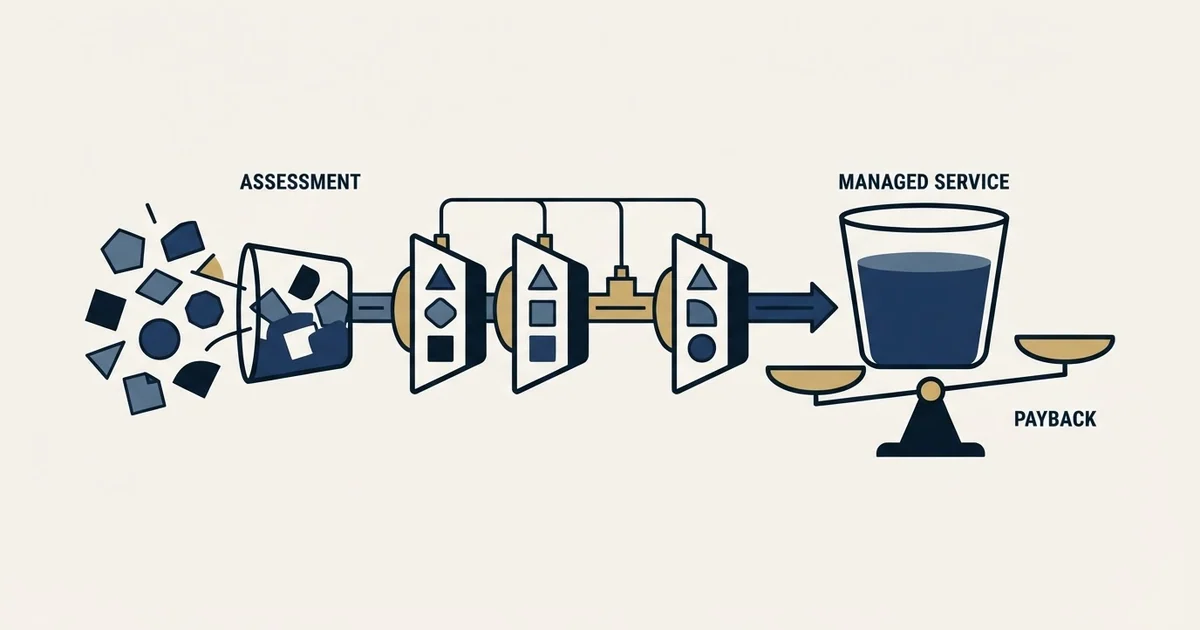 Editorial illustration for The Managed Services Sales Process