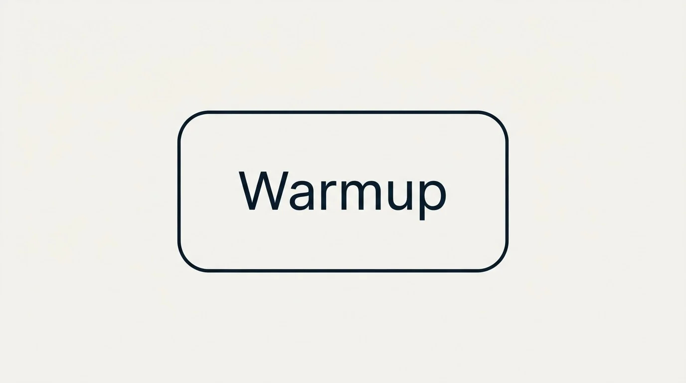 Integration flow: Warmup and sending on one meter (Warmup)