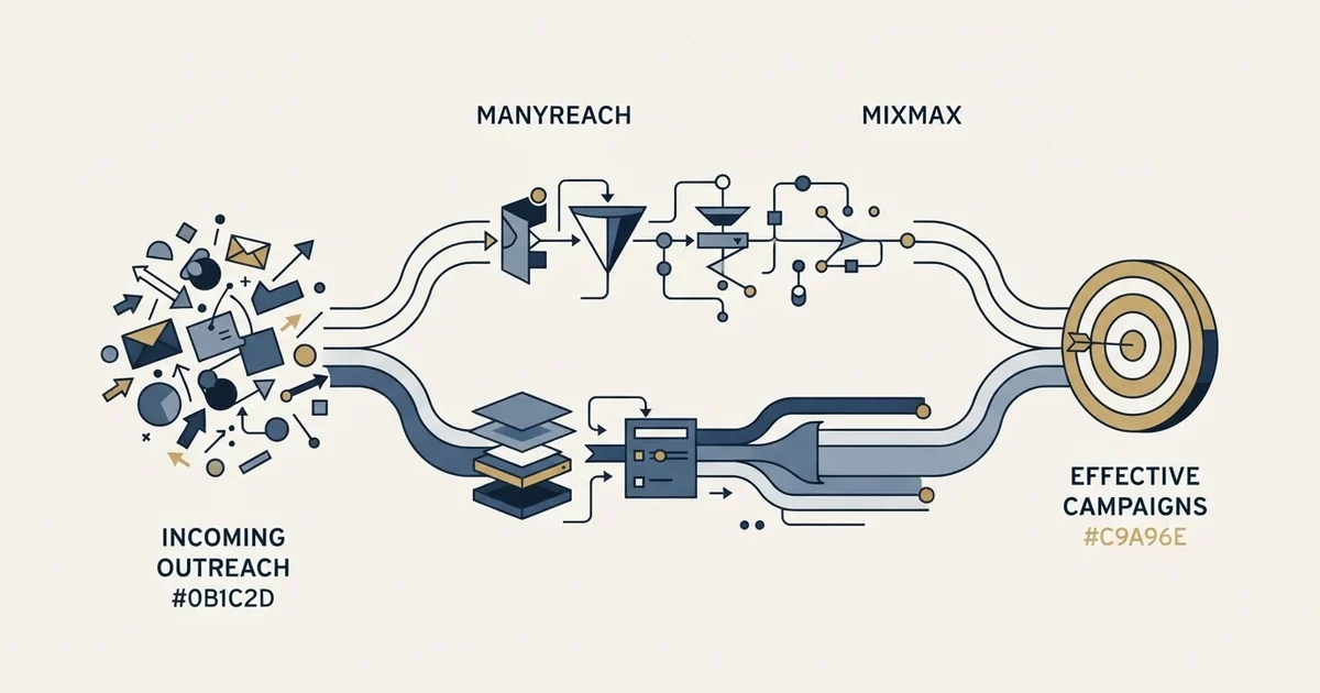 Editorial illustration for Manyreach vs Mixmax