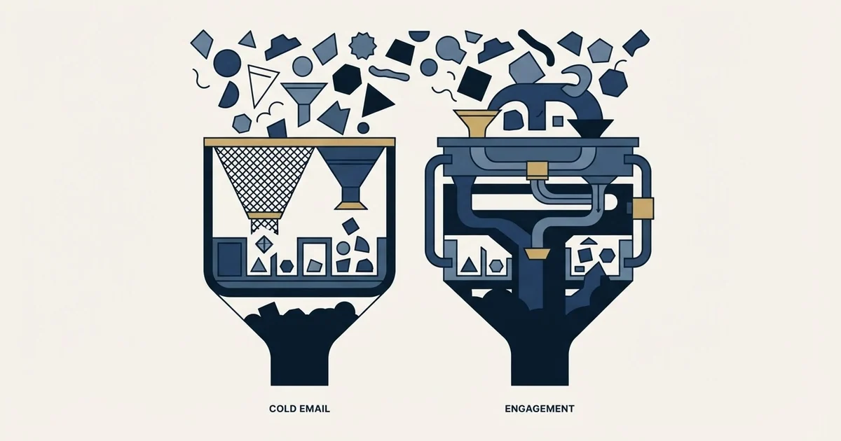Editorial illustration for Manyreach vs Overloop AI
