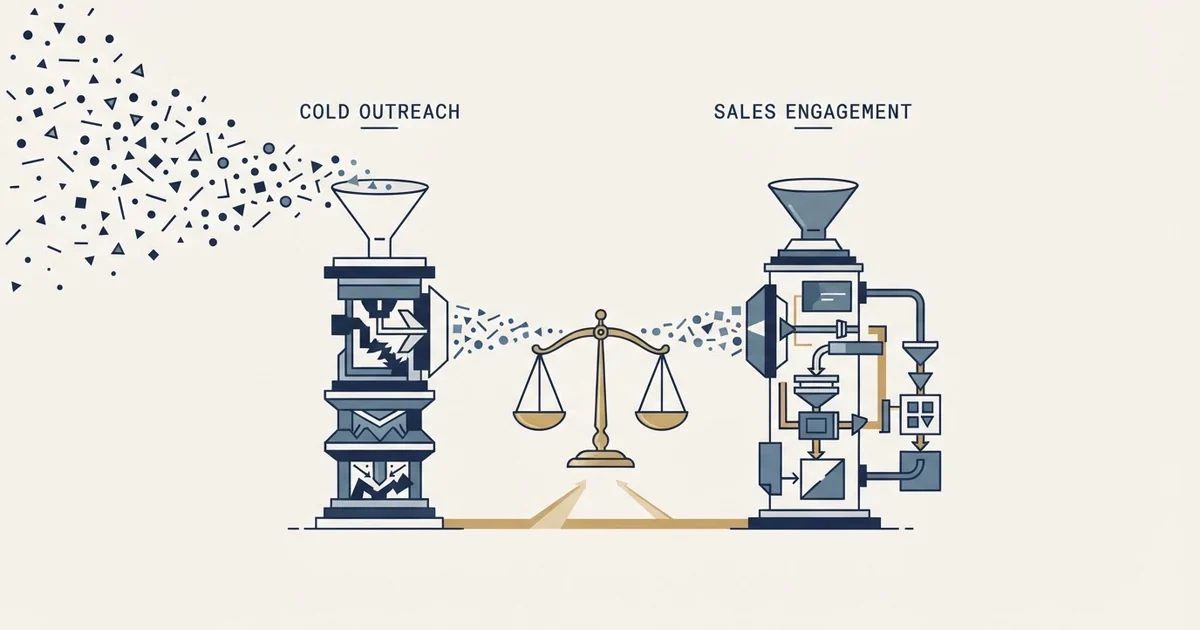 Editorial illustration for Manyreach vs Revenue.io