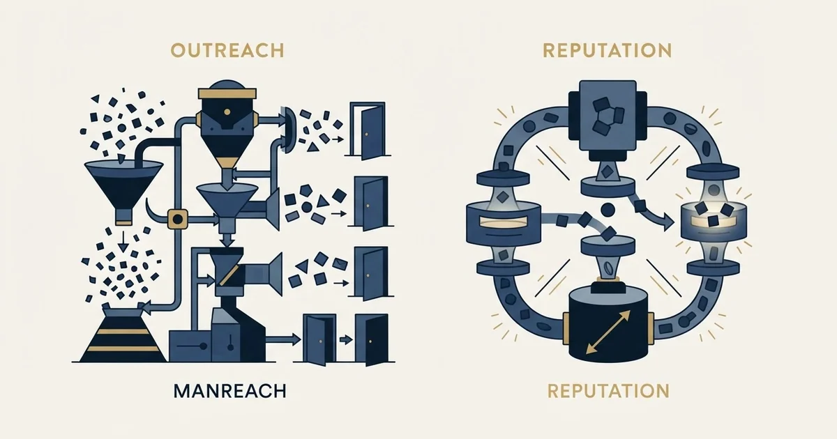 Editorial illustration for Manyreach vs Warmbox