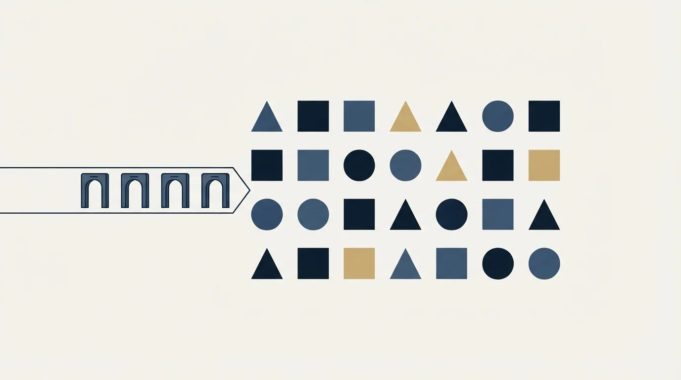 Section illustration: Why the market is countable, and what that changes