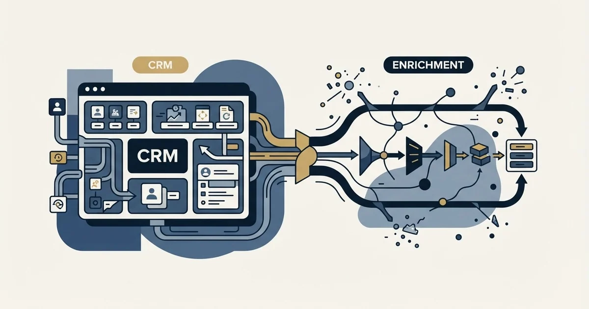 Editorial illustration for Microsoft Dynamics Sales vs PredictLeads