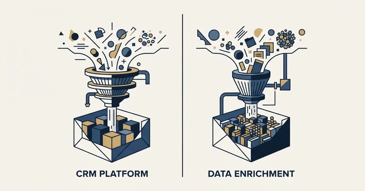 Editorial illustration for Microsoft Dynamics Sales vs UpLead