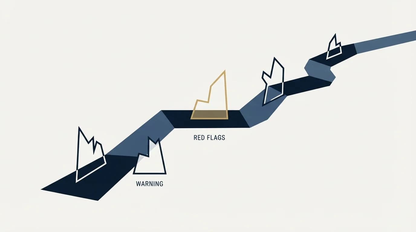 Section illustration: Red flags, and why naming them is the point