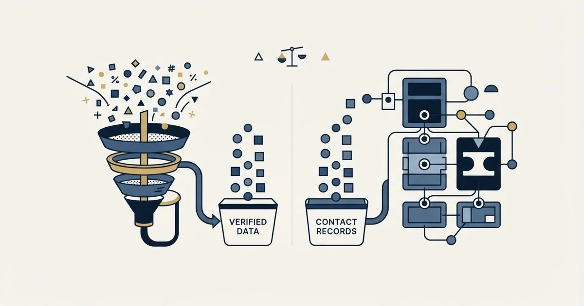 Editorial illustration for MillionVerifier vs OnePageCRM