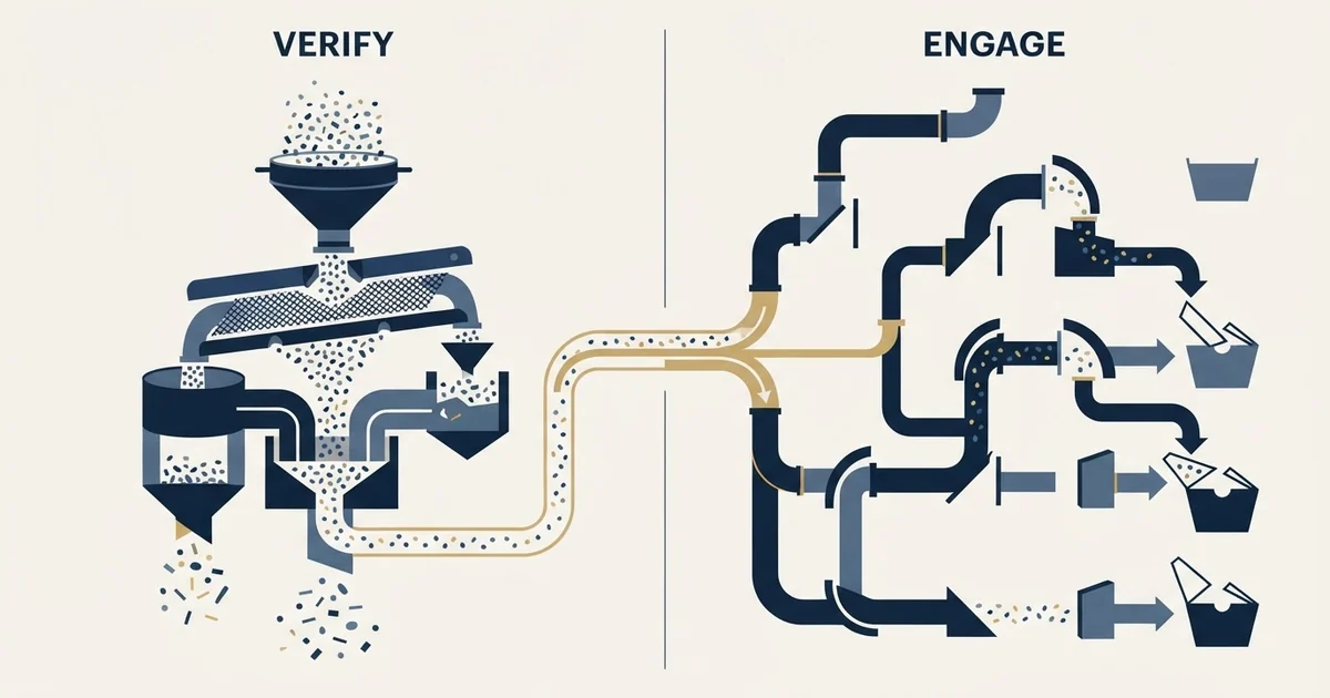 Editorial illustration for MillionVerifier vs Salesflow