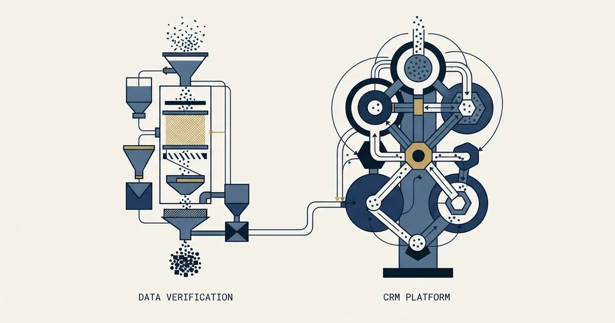 Editorial illustration for MillionVerifier vs SugarCRM