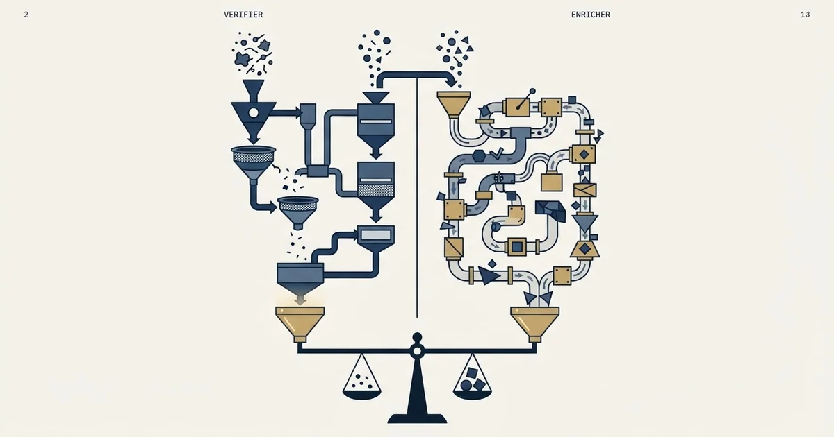Editorial illustration for MillionVerifier vs Tomba