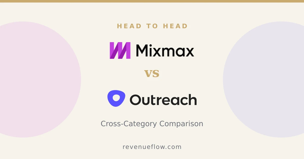Branded cover: Mixmax vs Outreach: Cross-Category Comparison
