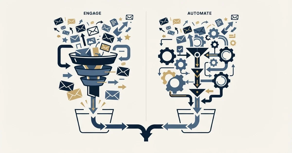 Editorial illustration for Mixmax vs Overloop AI