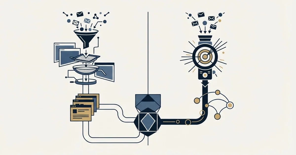 Editorial illustration for Mixmax vs PhoneBurner