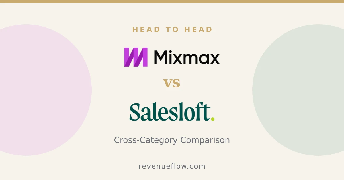 Branded cover: Mixmax vs Salesloft: Cross-Category Comparison