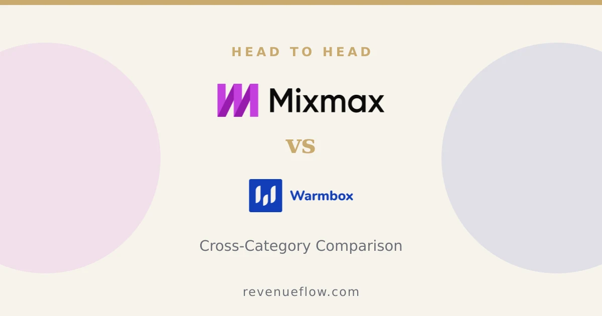 Branded cover: Mixmax vs Warmbox: Cross-Category Comparison