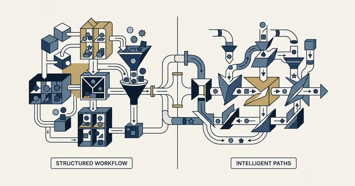 Editorial illustration for Monday CRM vs Overloop AI