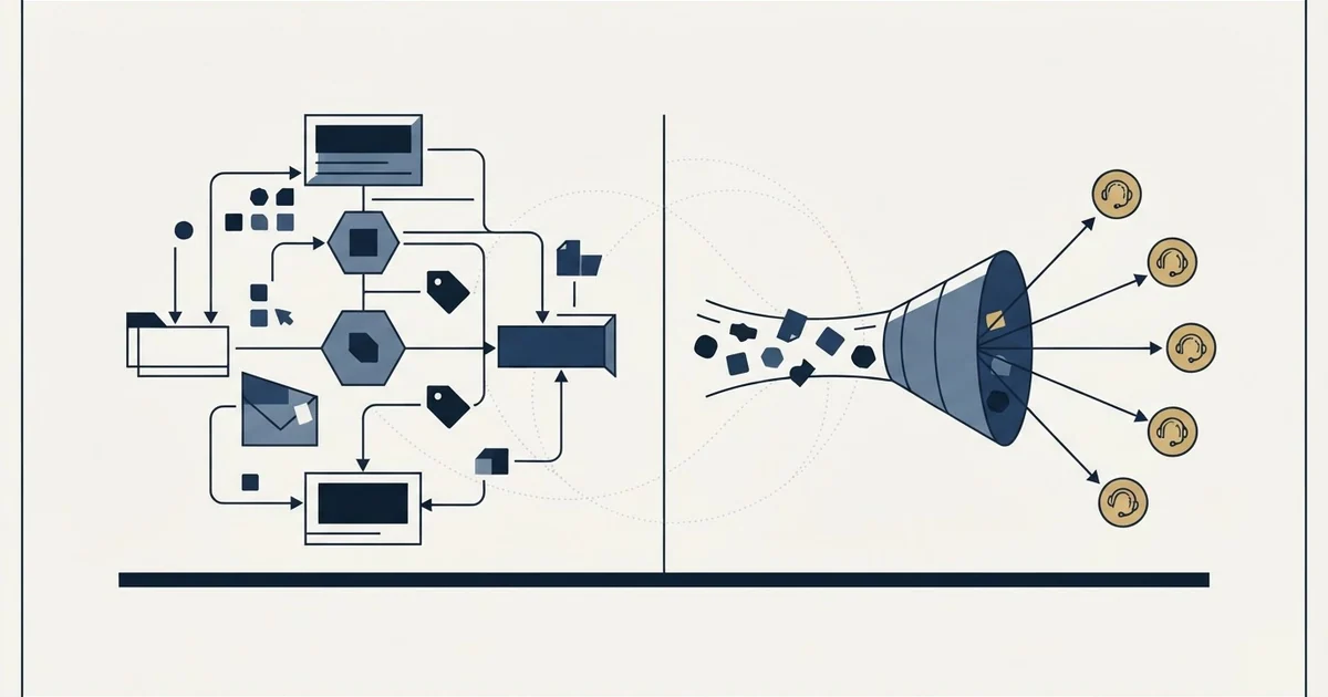 Editorial illustration for Monday CRM vs PhoneBurner