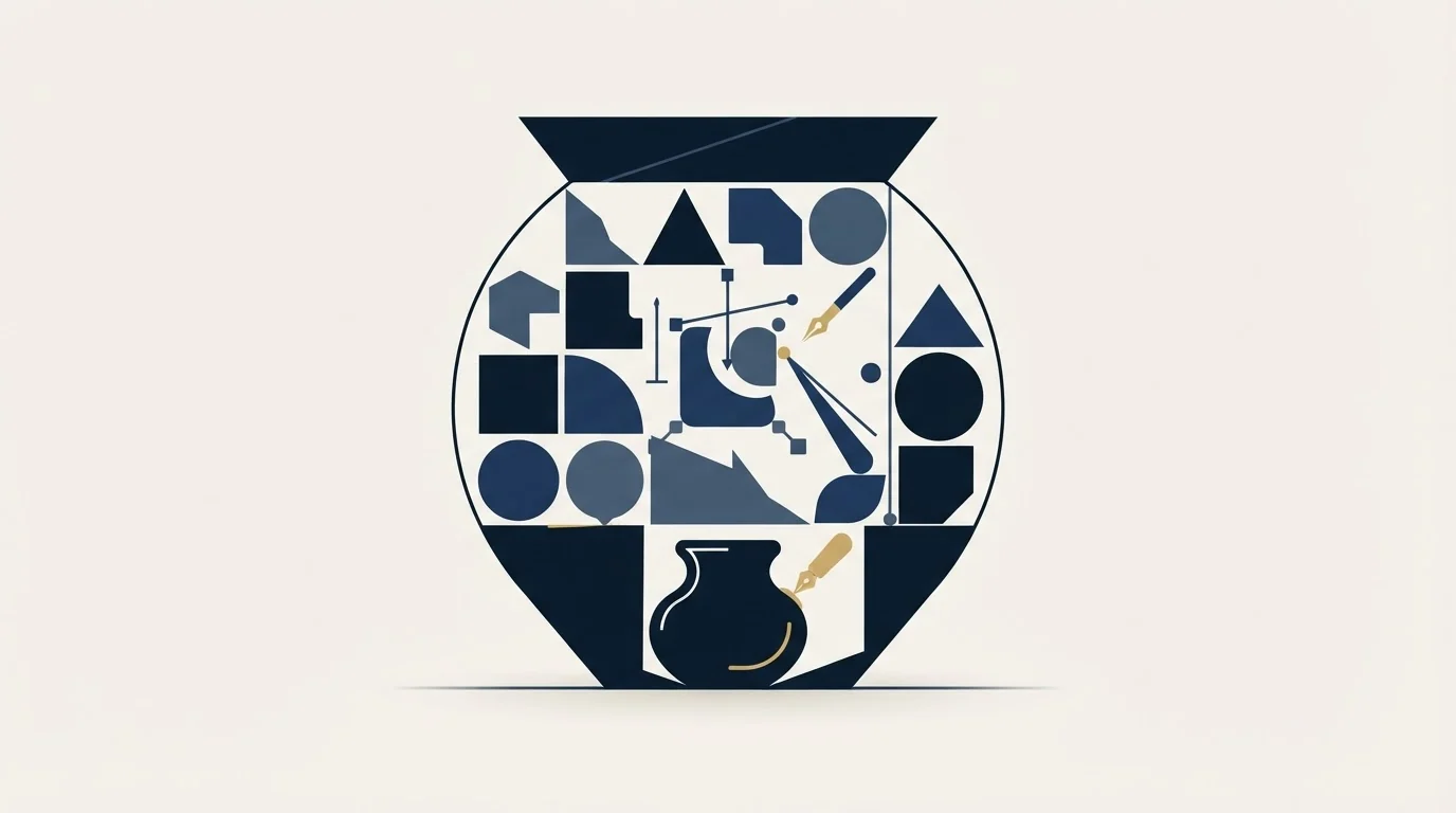 Section illustration: A worked month, invented throughout