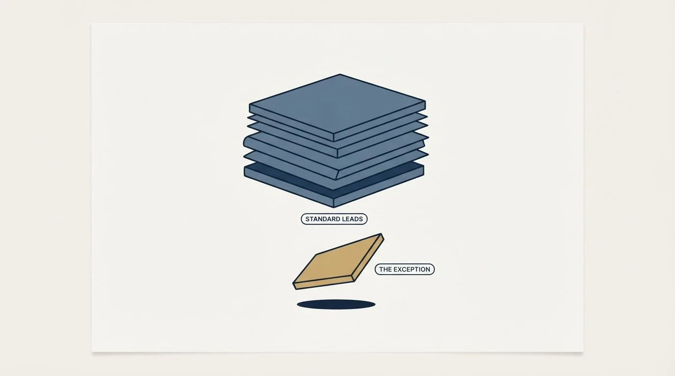 Section illustration: The exception: buyers who are not switching