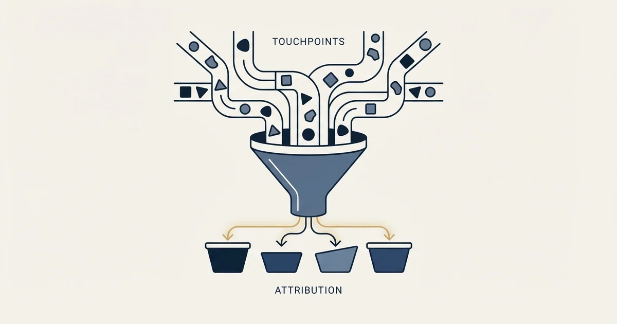 Editorial illustration for Multi-Touch Attribution