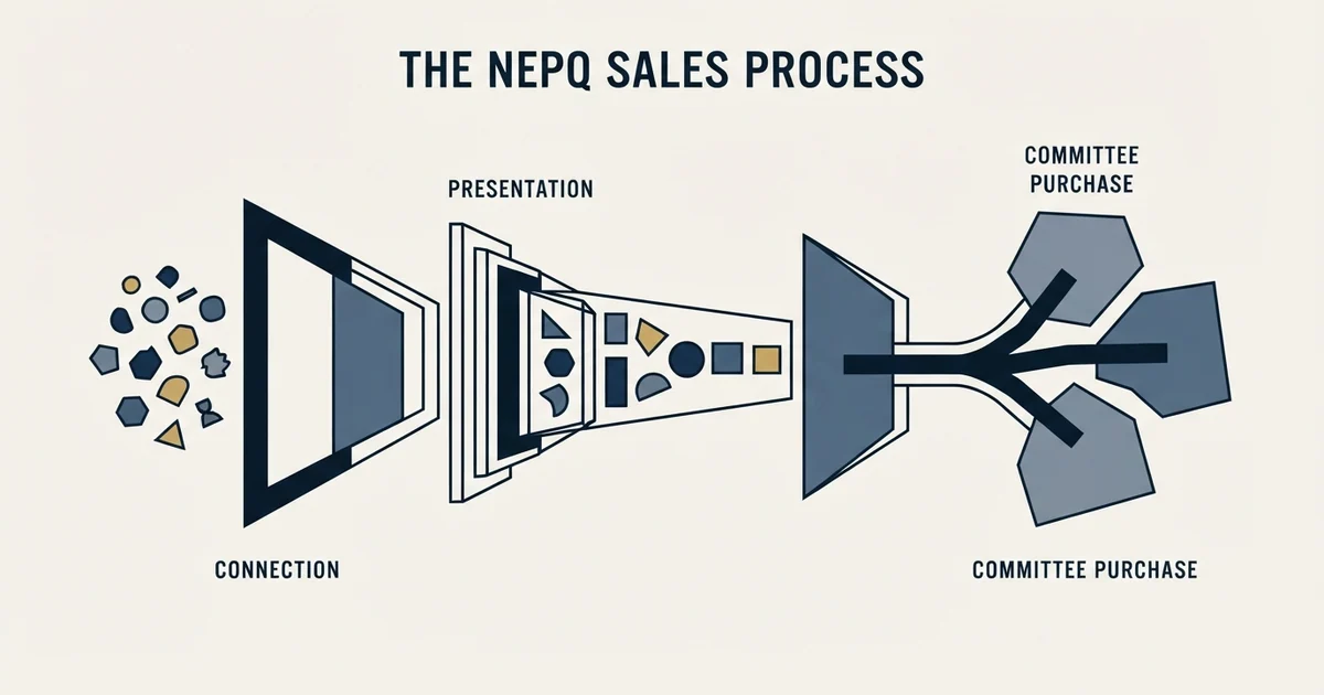 Editorial illustration for The NEPQ Sales Process
